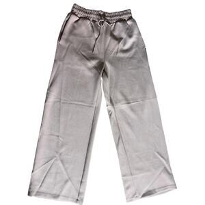 All in Motion light brown wide leg athletic joggers with pockets Size S NEW